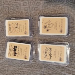 New Hand poured wax melts fresh scents 4